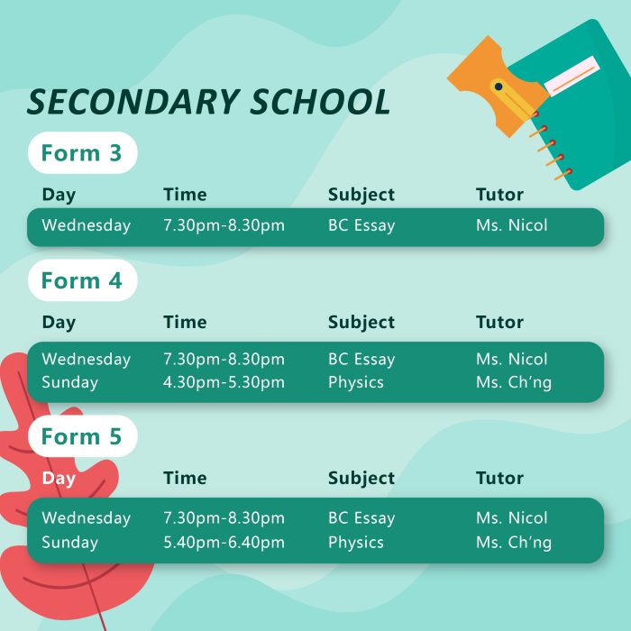 Sep website timetable-05